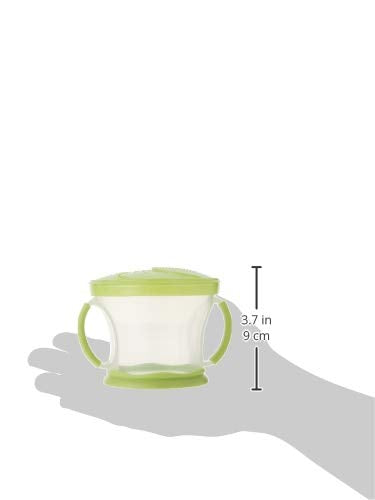 Munchkin® Snack Catcher® Toddler Snack Cups, 2 Count (Pack of 1), Blue/Green