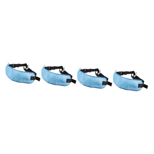 Mobestech 4pcs Straps for Elderly Standing Supports Care Nose Piercing Kit Airplane Accessories Accessory Seatbelt Elastic Lengthen 3D Mesh Appliance
