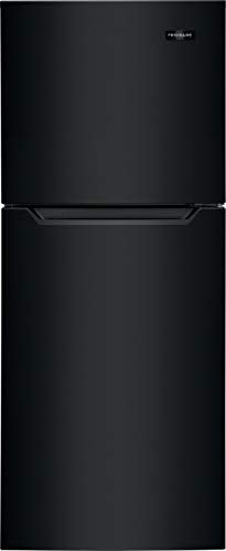 Frigidaire 11.6 Cu. Ft. Compact ADA Top Freezer Refrigerator in Black with Electronic Control Panel, Reversible Door Swing, ENERGY STAR
