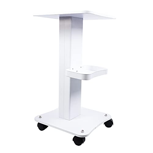 Utility Rolling Cart Beauty Salon Trolley Stand Salon Use Pedestal Rolling Cart Wheel Aluminum Stand Personal Care Appliance Parts