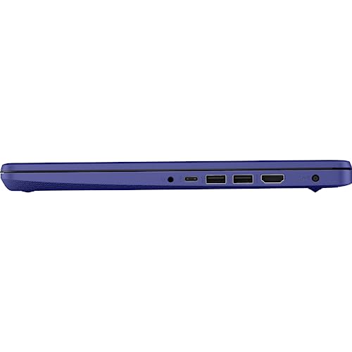 HP Portable Laptop, Student and Business, 14" HD Display, Intel Quad-Core N4120, 8GB DDR4 RAM, 64GB eMMC, 1 Year Office 365, Webcam, SD Card Reader, HDMI, Wi-Fi, Windows 11 Home, Blue, KKE Mousepad
