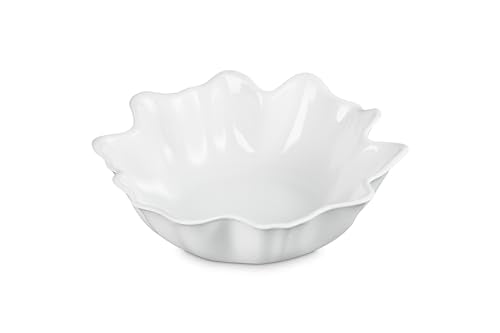 Le Creuset Stoneware Iris Collection Serving Bowl, 15", White
