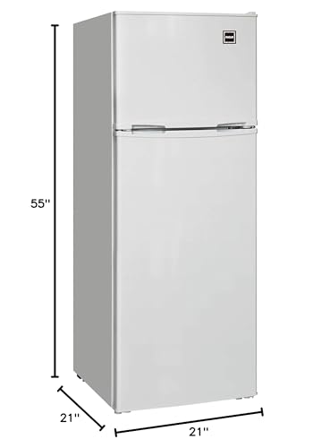 RCA RFR741-WHITE Apartment Size Large Compact Fridge, 7.5, White