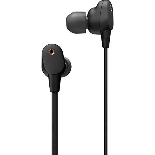 Sony WI-1000XM2 Industry Leading Noise Canceling Wireless Behind-Neck in Ear Headset/Headphones with mic for phone call with Alexa Voice Control, Black