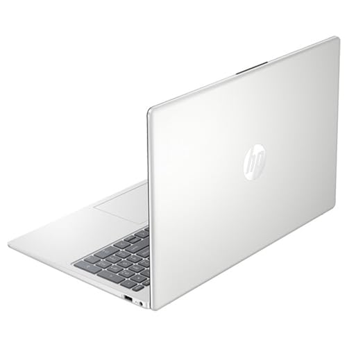 HP 15.6" Portable Laptop (Include 1 Year Microsoft 365), HD Display, Intel Quad-Core N200 Processor, 16GB RAM, 128GB Storage, Wi-Fi 6, Webcam, HDMI, Numeric Keypad, Windows 11 Home, Silver
