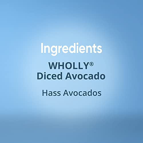 Wholly Avocado Diced, 4 oz Tray (2 Pack)