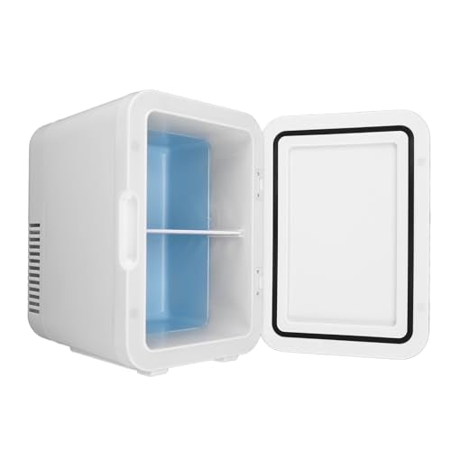 TOPINCN Mini Fridge, USB Personal Refrigerator for Skincare Beverage Food Medication, 6L Cosmetic Makeup Mini Fridge for Skin Care