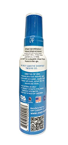 NEW SIZE! OAP Cleaner - Cleans and Sterilizes Removeable Dental and Ortho Appliances Removes Bacteria Stains Bad Odors - GEL (90 Day Supply)