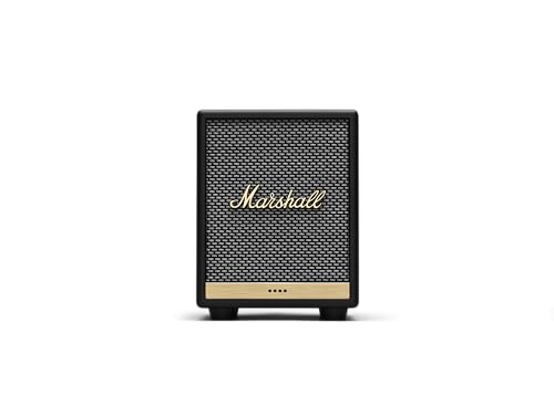 Marshall Uxbridge Home Voice Speaker with Amazon Alexa Built-In, Black