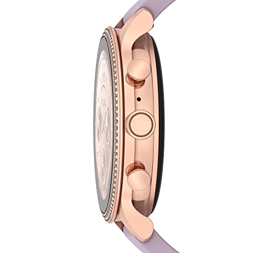 Fossil Gen 6 42mm Touchscreen Smart Watch for Women with Alexa Built-In, Fitness Tracker, Activity Tracker, Sleep Tracker, GPS, Speaker, Music Control, Smartphone Notifications