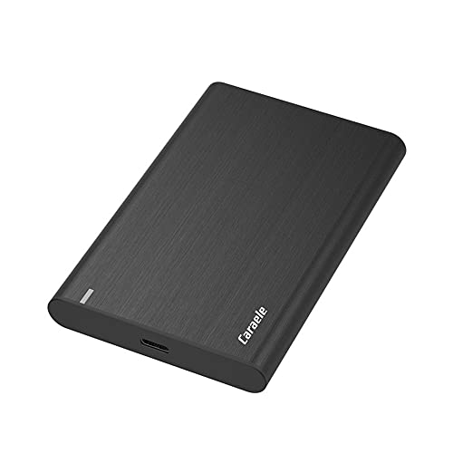 750GB Portable External Hard Drive USB-C USB 3.1 Mobile Ultrafast HDD Storage for PC, Mac, Desktop, Laptop, MacBook, Chromebook, Xbox One, Xbox 360, PS4 (Black)