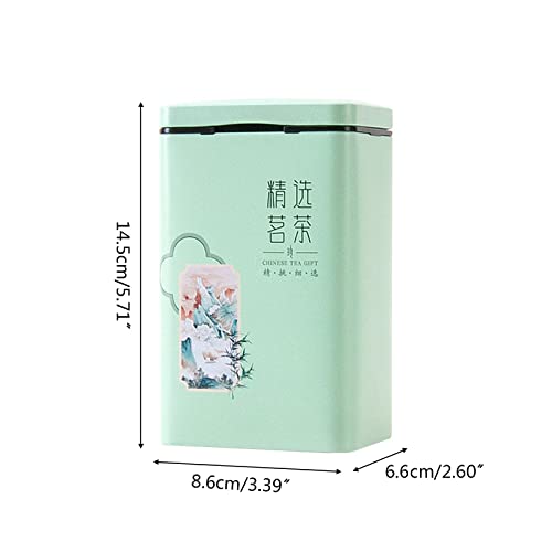 Tea Tin Canister Metal Tins Empty Tin Box Coffee Tin Metal Jar Small Kitchen Canisters For Coffee Sugar Candy Tin Cans With Lids