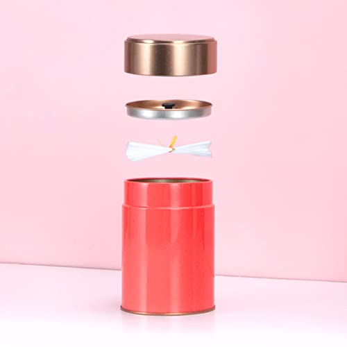 Kitchen Tea Box Jar Storage Holder Sweetmeat Candies Cans Teaware Tea Caddies Tin Containers Storage Box 4 Colors Choose Tin Cans With Lids