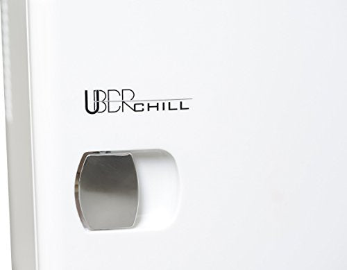 Uber Appliance UB-CH1-WHITE, Skin Care, Beauty, Makeup, Cosmetics Storage | Skincare Bedroom | Portable Mini Fridge Cooler and Warmer