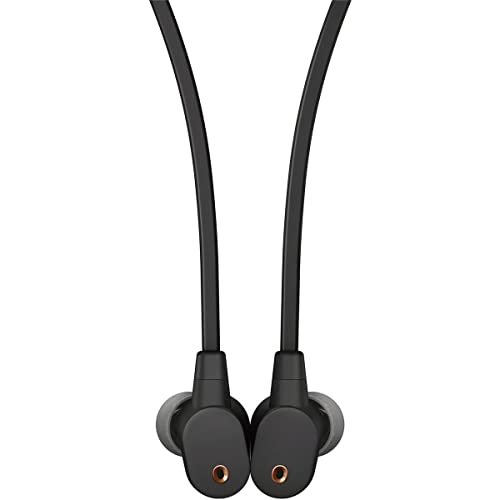 Sony WI-1000XM2 Industry Leading Noise Canceling Wireless Behind-Neck in Ear Headset/Headphones with mic for phone call with Alexa Voice Control, Black