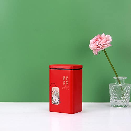 Tea Tin Canister Metal Tins Empty Tin Box Coffee Tin Metal Jar Small Kitchen Canisters For Coffee Sugar Candy Tin Cans With Lids