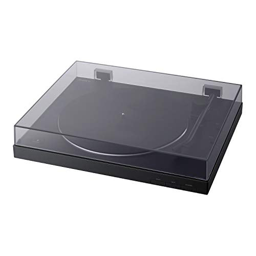 Sony PS-LX310BT Belt Drive Turntable: Fully Automatic Wireless Vinyl Record Player with Bluetooth and USB Output Black