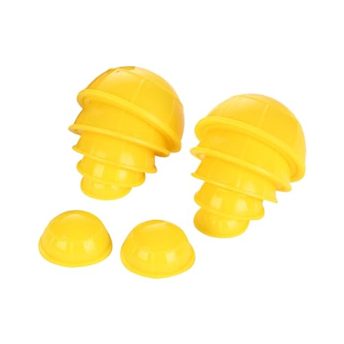12Pcs Vacuum Cupping Cup Silicone Cupping Professional Personal Care Accessory Efficient Easy to Clean Silicone Can Puller, Yellow