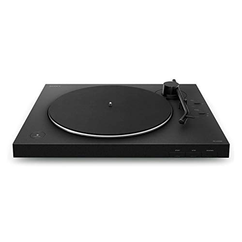 Sony PS-LX310BT Belt Drive Turntable: Fully Automatic Wireless Vinyl Record Player with Bluetooth and USB Output Black