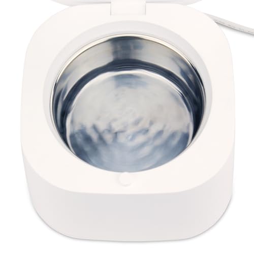Ultrasonic Retainer Cleaner with UV 45KHz for Denture, Aligner, Retainer, Mouth Guard, Whitening Tray, Ultrasonic Denture Cleaner Machine for All Dental Appliances Blue 200ML