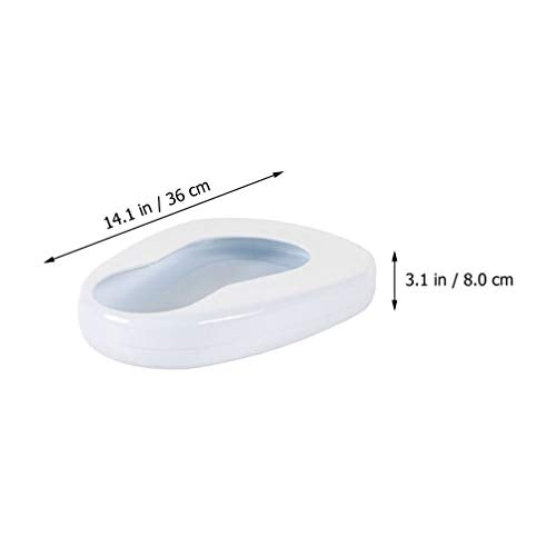 Portable Seat Toilet Urinal Travel Potty Bedbound Urinal Bedbound Supplies Travel for Men Car Seat Bedridden Patient White Enamel Appliance Miss Portable