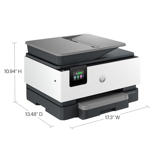 HP OfficeJet Pro 9125e All-in-One Printer, Color, Printer-for-Small Medium Business, Print, Copy, scan, fax, Instant Ink Eligible (3 months included) ; Touchscreen; Smart Advance Scan;