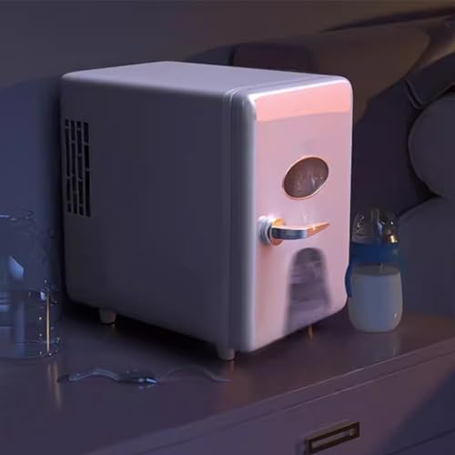 Personal Beauty Fridge, Electric in Compact Refrigerator, Car Small Refrigerator for All Cosmetics, Skincare, Food, Drink Needs