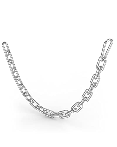 Fitness Chain, Weight Lifting Chains, Cable Machine Extension Chain, 304 Stainless Steel LAT Pull Cable Extension Weight Machine Chain, Curl Bar Chain for Home Gym