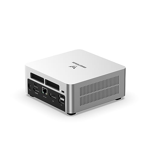 MINISFORUM UN1290 Mini PC 12th Gen Core i9-12900HK(14C/20T) Mini Computer 32G RAM+1TB SSD, HDMI/DP/USB-C 4K@60Hz Outputs, 2.5'' HDD Slot, WiFi 6E/BT5.2/2.5G LAN, 4xUSB Port Desktop Computer