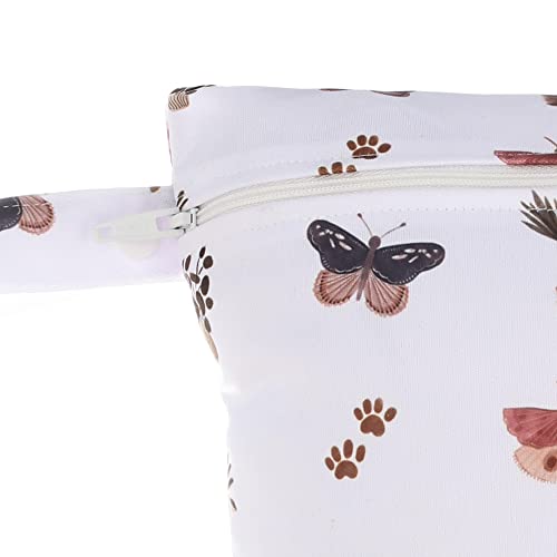 3 Set Wet Bag Storage Bag Waterproof Washable Travel Bags, Beach, Pool, Gym Bag for Swimsuits & Wet Clothes (Flower)