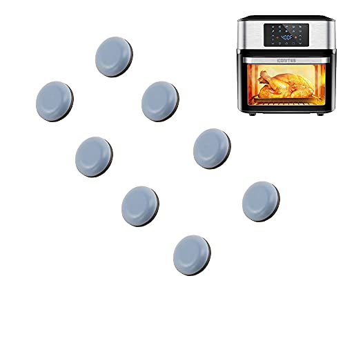 Sliding Tray for Coffee Maker,8 PCS Adhesive Magic Telfon Self Stick Sliders Coffee Pot Slider for Coffee Makers, Stand Mixers, Blenders, Air Fryers, Pressure Cooker,Kitchen Appliance Sliders
