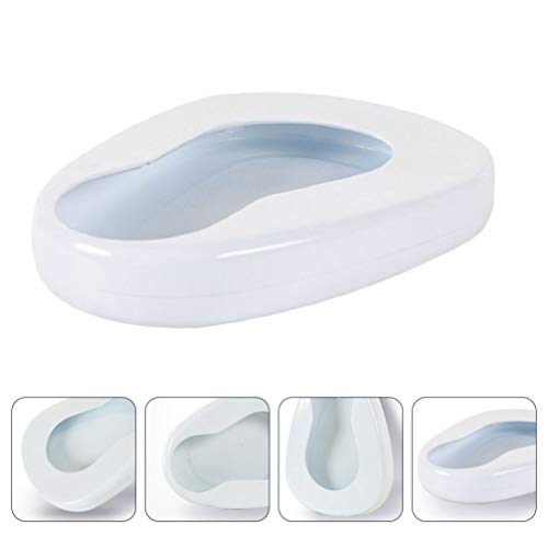 Portable Seat Toilet Urinal Travel Potty Bedbound Urinal Bedbound Supplies Travel for Men Car Seat Bedridden Patient White Enamel Appliance Miss Portable