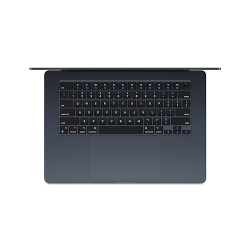 Apple 2024 MacBook Air 15-inch Laptop with M3 chip: 15.3-inch Liquid Retina Display, 8GB Unified Memory, 256GB SSD Storage, Backlit Keyboard, 1080p FaceTime HD Camera, Touch ID; Midnight