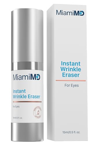 Instant Wrinkle Eraser Neck & Face Cream For Fine Lines, Wrinkles, and Crow’s Feet - Anti-Aging Serum For All Skin Types - Paraben Free, Fragrance Free, Cruelty Free - 15ml