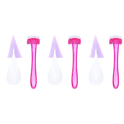 Hemoton 3 Sets Private Parts Trimming Razor for Face Hair Cutter Women Privates Shaving Tool Private Hair Clippers Portable and Lightweight Trimmer Skincare Miss Abs Shave Appliance