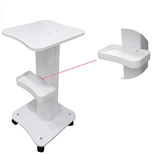 Beauty Salon Trolley Salon Use Pedestal Rolling Cart Wheel Aluminum Stand Personal Care Appliance Parts TMP1105 (Color : A)