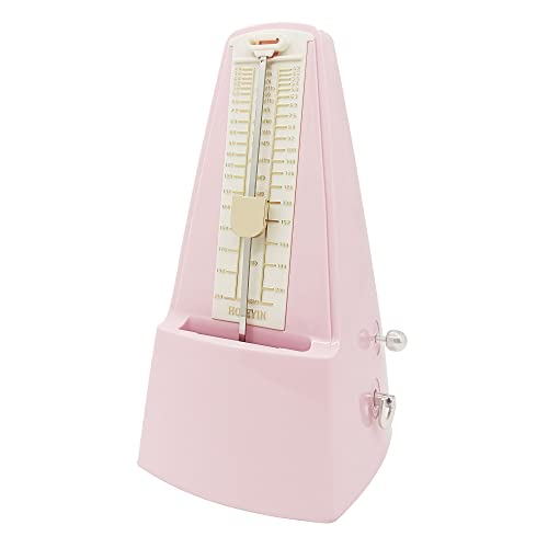 Mechanical Metronome, Universal Metronome for Piano, Guitar, Violin, and Other Instruments (Standard, Pink)