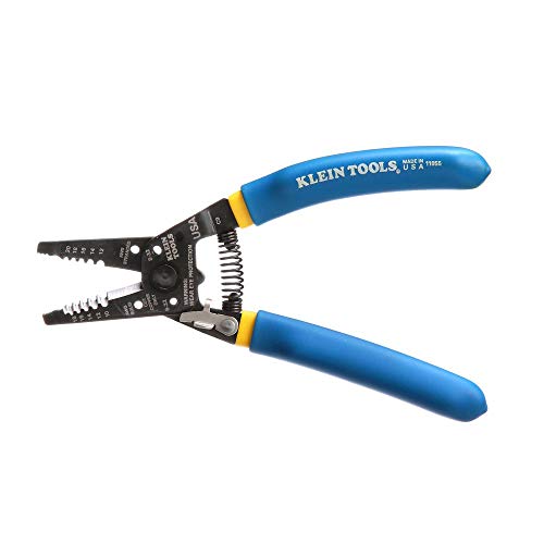 Klein Tools 11055 Wire Cutter and Wire Stripper, Made in Usa, Stranded Wire Cutter, Solid Wire Cutter, Cuts Copper Wire