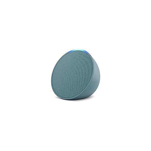 Amazon Echo Pop | Just ask Alexa for music, timers, and reminders | perfect for any room | Midnight Teal