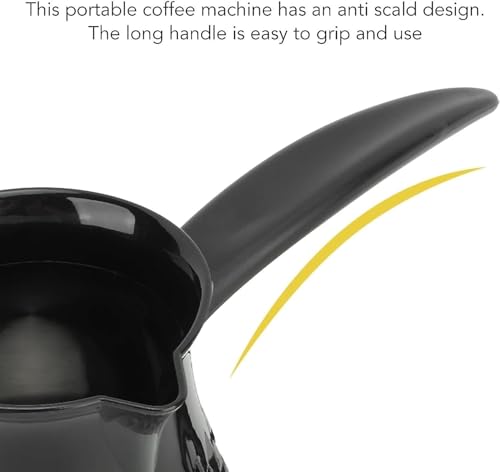 bedroom furniture Electric Turkish Coffee Maker, 500ml Stainless Electrical Turkey Coffee Maker Kettle With Anti Scald Long Handle, No Dry Burning, Anti Scald Tea Maker Kettle Coffee Machine