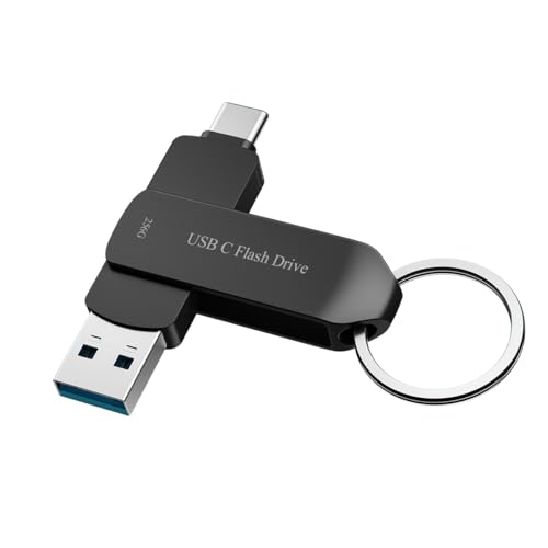 USB Flash Drive 256GB USB C Thumb Drive Android Phone Photo Stick High Speed Data Storage Memory Stick BEIMI for Android USB C Phone Devices Pad Air MacBook Pro and Computers Black 256G