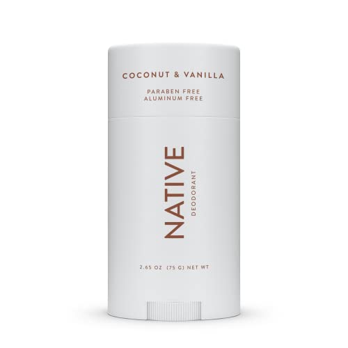 Native Deodorant Contains Naturally Derived Ingredients, 72 Hour Odor Control | Deodorant for Women and Men, Aluminum Free with Baking Soda, Coconut Oil and Shea Butter | Coconut & Vanilla