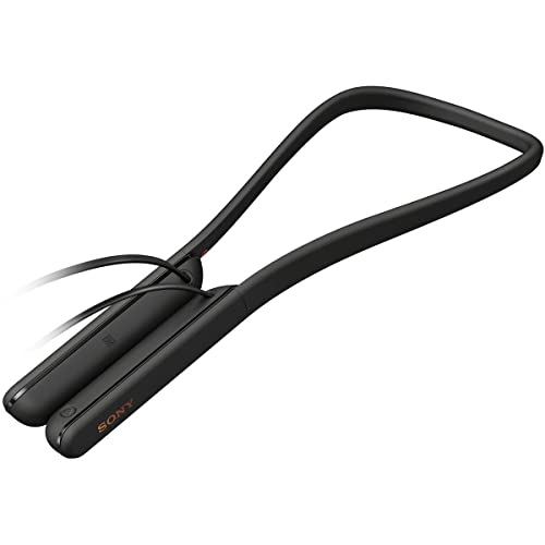 Sony WI-1000XM2 Industry Leading Noise Canceling Wireless Behind-Neck in Ear Headset/Headphones with mic for phone call with Alexa Voice Control, Black