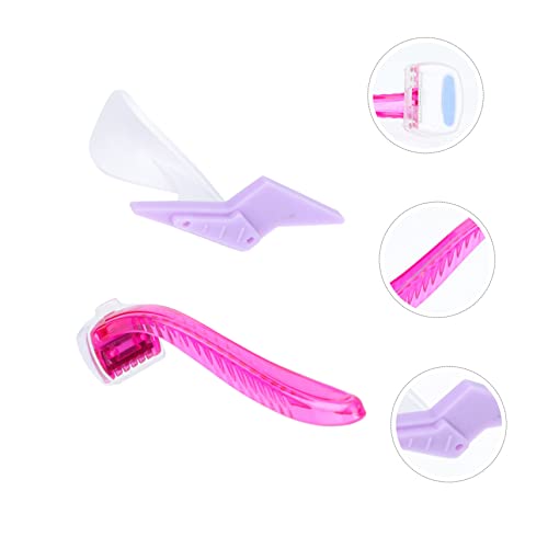 Housoutil 5 Sets Private Parts Trimming Compact Hair Shaver Razor Private Hair Trimmer Hair Removal Epilators Face Shavers for Women Facial Tools for Skin Care Appliance Electric Miss Abs