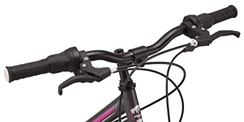 Pacific Mountain Sport Bike for Adult Youth Men Women, 24-26-Inch Wheels, 18-Speed Twist Shifters, Linear Pull Brake, Front Suspension, and Steel Frame