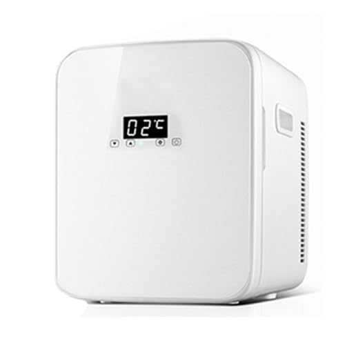 Compact Refrigerator, Mini Portable White Personal Fridge, Thermoelectric Small Fridge for Skincare, Snacks, Food, Cosmetic
