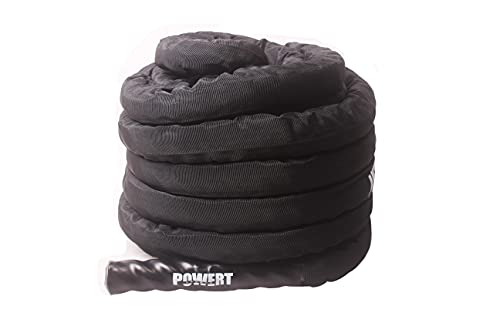 Battle Rope |1.5 Inch Heavy Poly Dacron Exercise Training Rope |Fitness Rope for Strength Training | Home Gym & Outdoor Cardio Workout Equipment