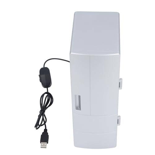 TOPINCN Portable Fridge, Mini Fridge Skincare Fridge for Bedroom, Portable Compact Personal Fridge Cooler and Warmer 5W Car Refrigerator Portable Freezer Electric Cooler for Home Car