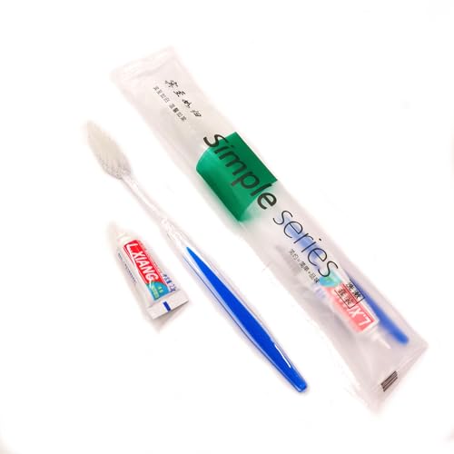 Toothbrush Toothpaste Dental Kit Travel Sets Personal Teeth Cleaning Appliance (Blue(10sets/Pack))