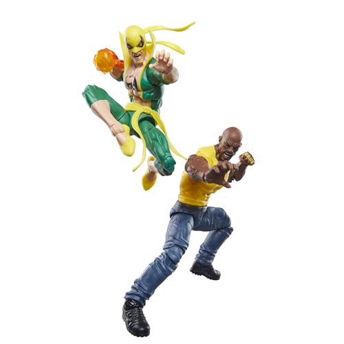 Marvel Legends Series Iron Fist and Luke Cage, 85th Anniversary Comics Collectible 6-Inch Action Figures